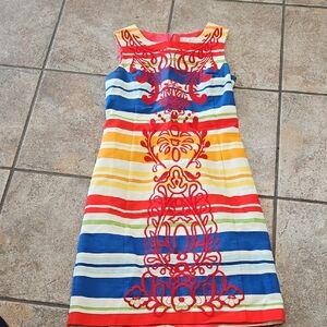 Anthropology Embroidered Tabitha Dress Size 0